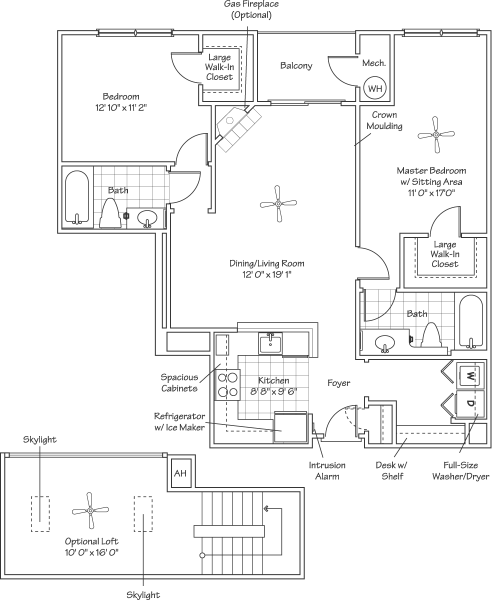 The Brookdale                                      Floorplan Image